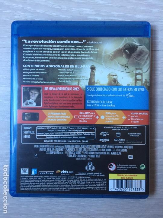 Cine: EL ORIGEN DEL PLANETA DE LOS SIMIOS (BLU-RAY+DVD) - Foto 2
