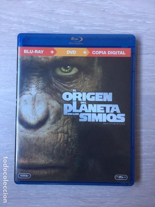 Cine: EL ORIGEN DEL PLANETA DE LOS SIMIOS (BLU-RAY+DVD) - Foto 1