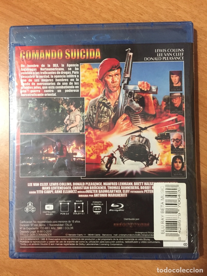 Cine: (B4) Comando suicida - Bluray nuevo precintado - Foto 2