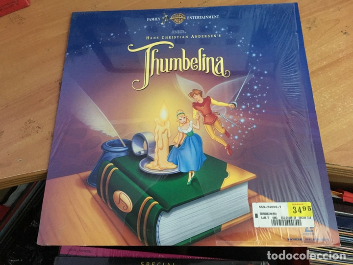 Cine: THUMBELINA WIDE SCREEN EDITION LASER DISC LASERDISC (B-2) - Foto 1