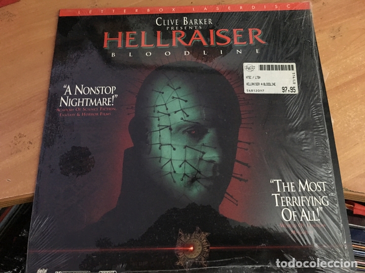Cine: HELLRAISER BLOOD LINE LETTERBOX LASER DISC LASERDISC (B-2) - Foto 1