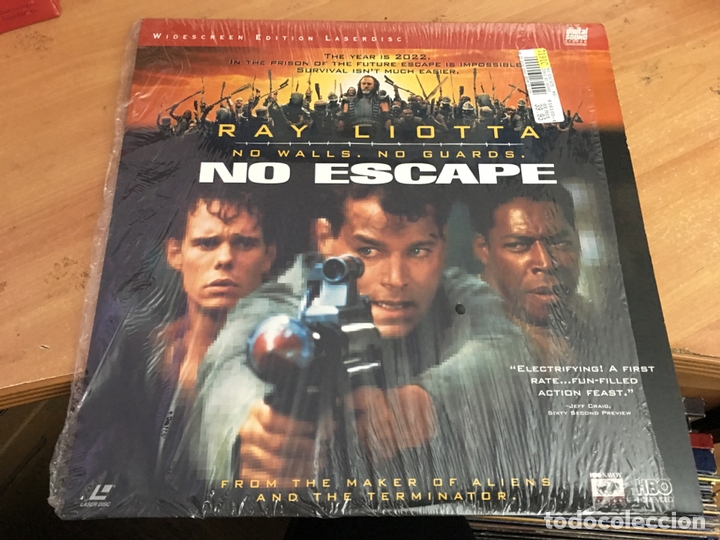 Cine: NO ESCAPE LASER DISC LASERDISC WIDESCREEN EDITION (B-3) - Foto 1