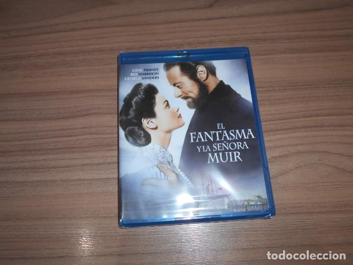 Cine: el FANTASMA y La SE&Ntilde;ORA MUIR Blu-Ray Disc GENE TIERNEY Rex Harrison NUEVO PRECINTADO