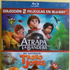 Cine: PACK ATRAPA LA BANDERA + LAS AVENTURAS DE TADEO JONES (2 BLURAY) (PRECINTADO). Lote 169359808