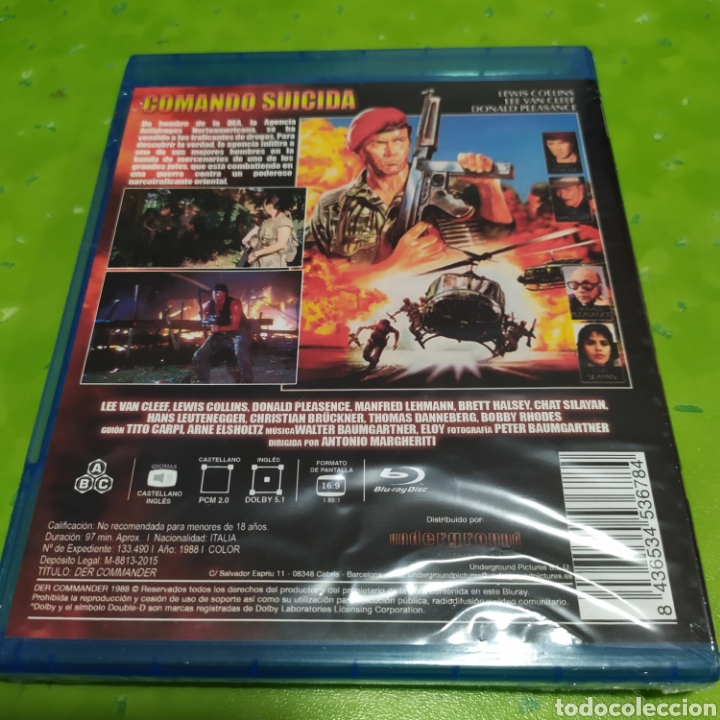 Cine: BR6 Comando suicida BLU-RAY PRECINTADO - Foto 2