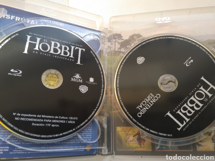 Cine: BLU RAY EL HOBBIT COPIA DIGITAL - Foto 2