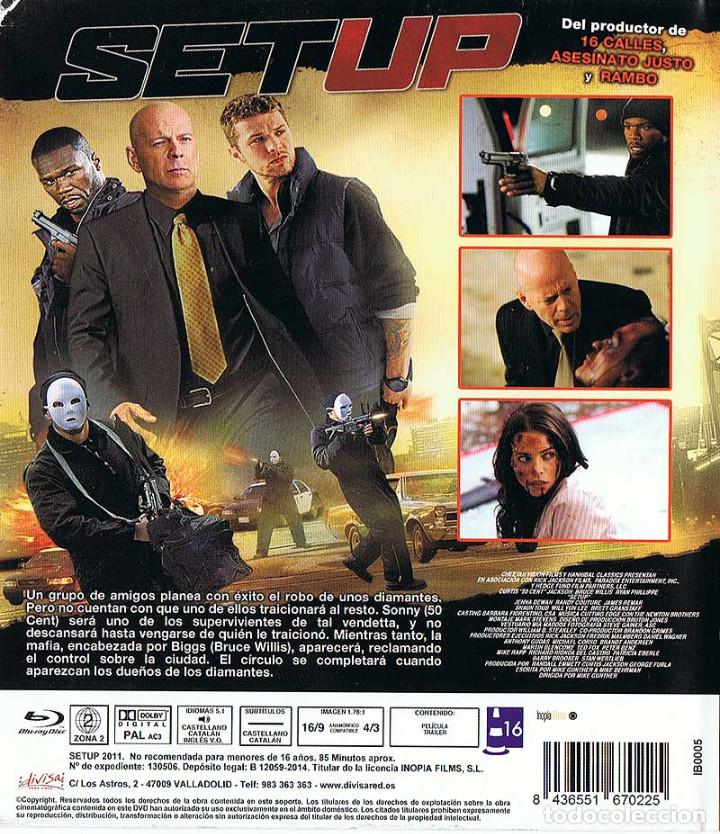 Cine: Setup. Bruce Willis. Blu-Ray - Foto 2