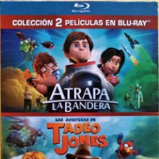 Cine: ATRAPA LA BANDERA + LAS AVENTURAS DE TADEO JONES DIRIGIDAS POR ENRIQUE GATO (2 BLURAY) (PRECINTADO). Lote 197691431