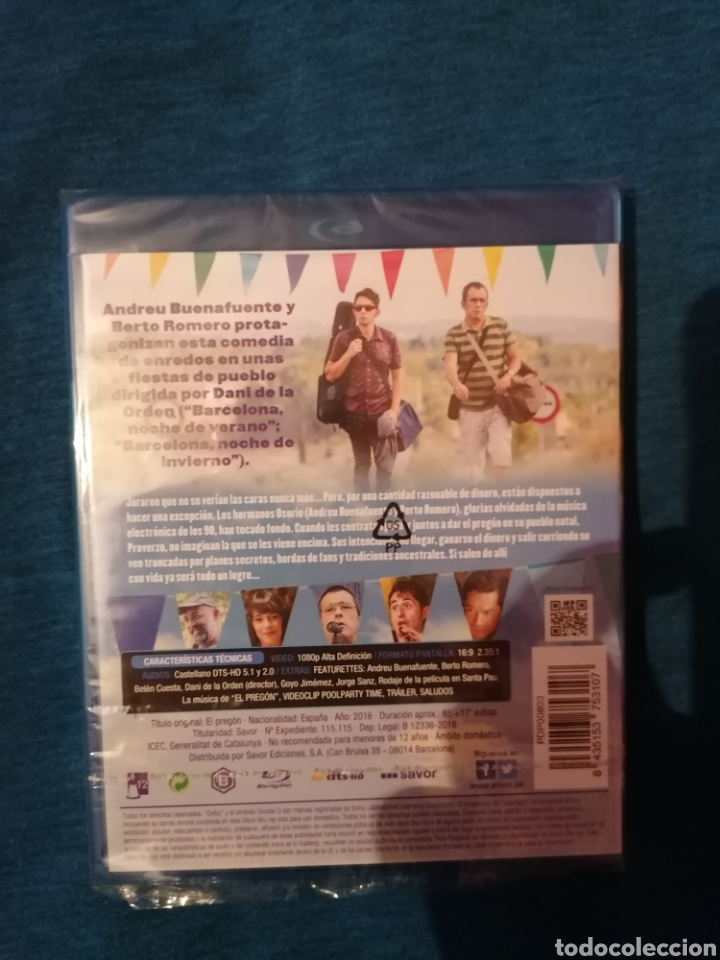 Cine: BLU-RAY EL PREG&Oacute;N BLURAY NUEVO - Foto 2