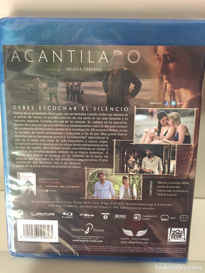 Cine: ACANTILADO BLURAY - Precintado - - Foto 2