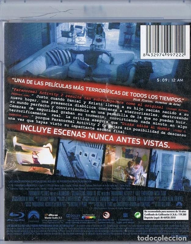 Cine: PARANORMAL ACTIVITY 2 (BLURAY) - Foto 2