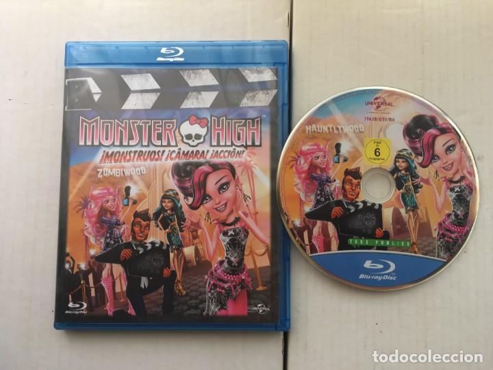 Cine: MONSTER HIGH MONSTRUOS CAMARA ACCION ZOMBIWOOD PELICULA BLU RAY DISC KREATEN