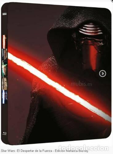 Cine: STAR WARS: EL DESPERTAR DE LA FUERZA - EDICION METALICA *** BLURAY + DVD - COMBO