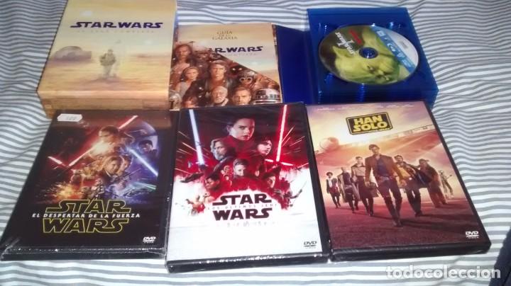 Cine: STAR WARS - SAGA COMPLETA !!! 9 DISCOS EN BLURAY + 3 EN DVD *** EDIC. ESPA&Ntilde;OLAS