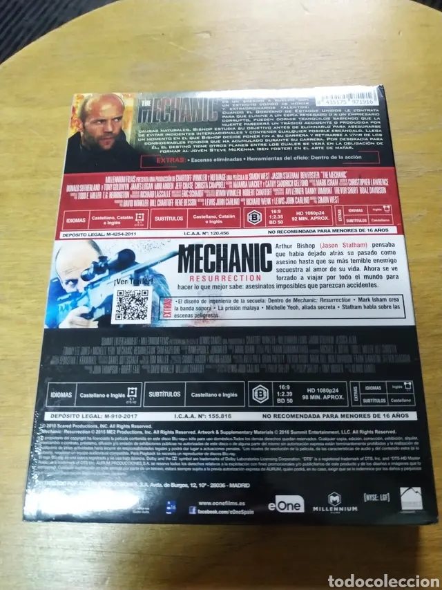 Cine: PACK THE MECHANIC: THE MECHANIC + RESURRECTIONPACK (Blu-Ray) - Foto 2 - 221571577