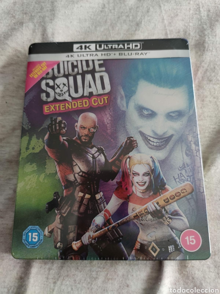 Cine: ESCUADRON SUICIDA STEELBOOK 4K + BLU RAY