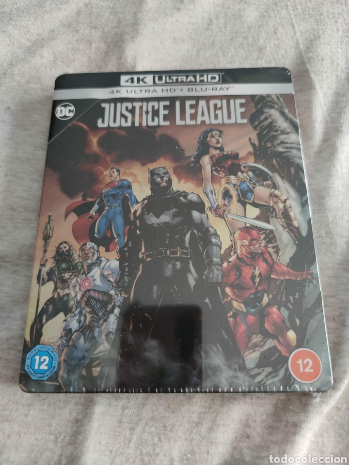 Cine: LA LIGA DE LA JUSTICIA STEELBOOK 4K +BLU RAY