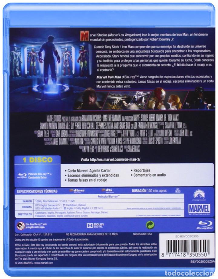 Cine: IRON MAN 3 BLU-RAY 2013 - Foto 2