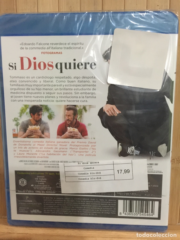 Cine: Si Dios quiere BLURAY - Precintado - - Foto 2