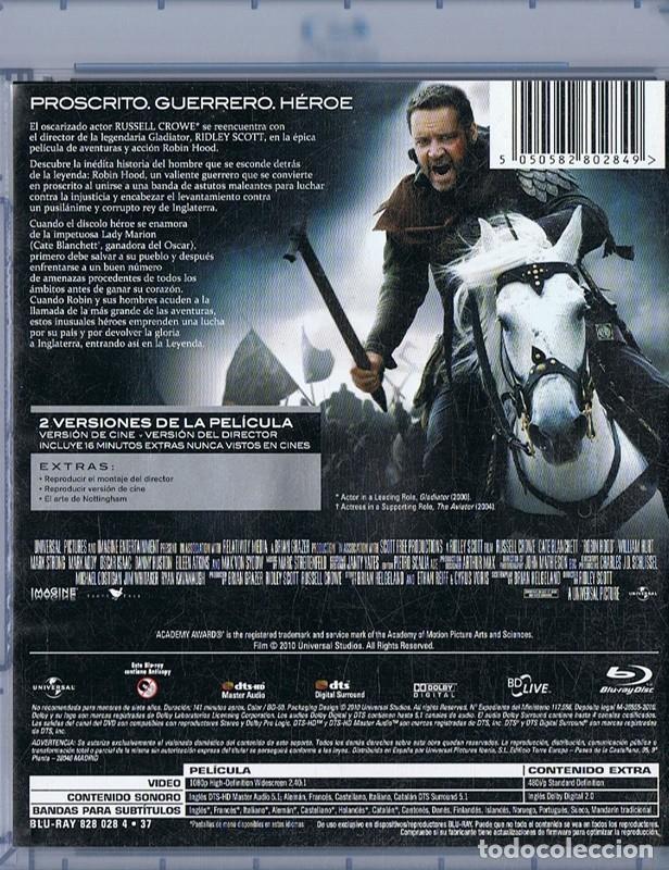 Cine: ROBIN HOOD ( DVD + BLURAY) - Foto 2