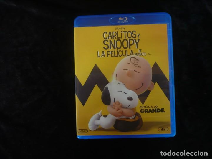 Cine: carlitos y snoopy la pelicula de peanuts - bluray como nuevo