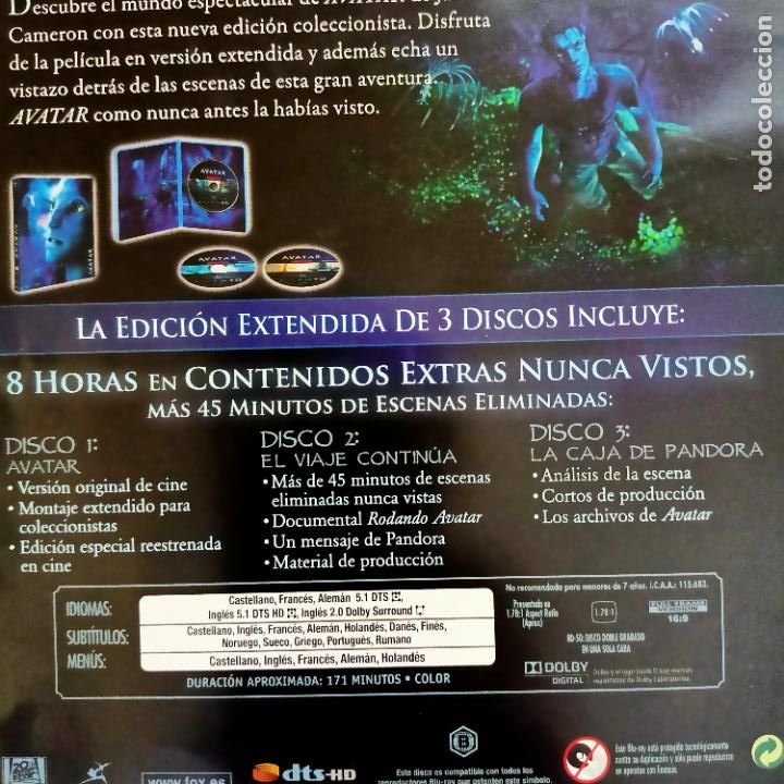 Cine: Blu ray Avatar. Edicion extendida 2 de 3 discos. - Foto 2