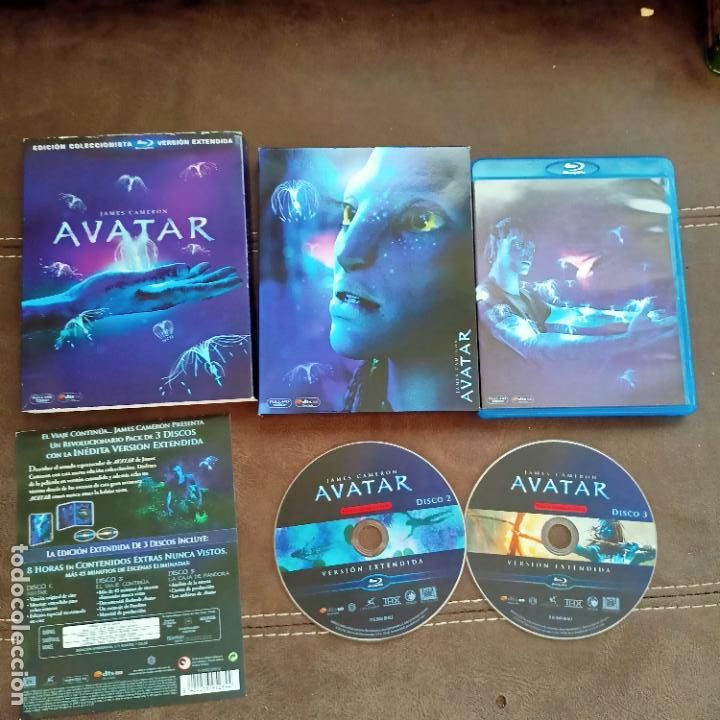 Cine: Blu ray Avatar. Edicion extendida 2 de 3 discos. - Foto 1