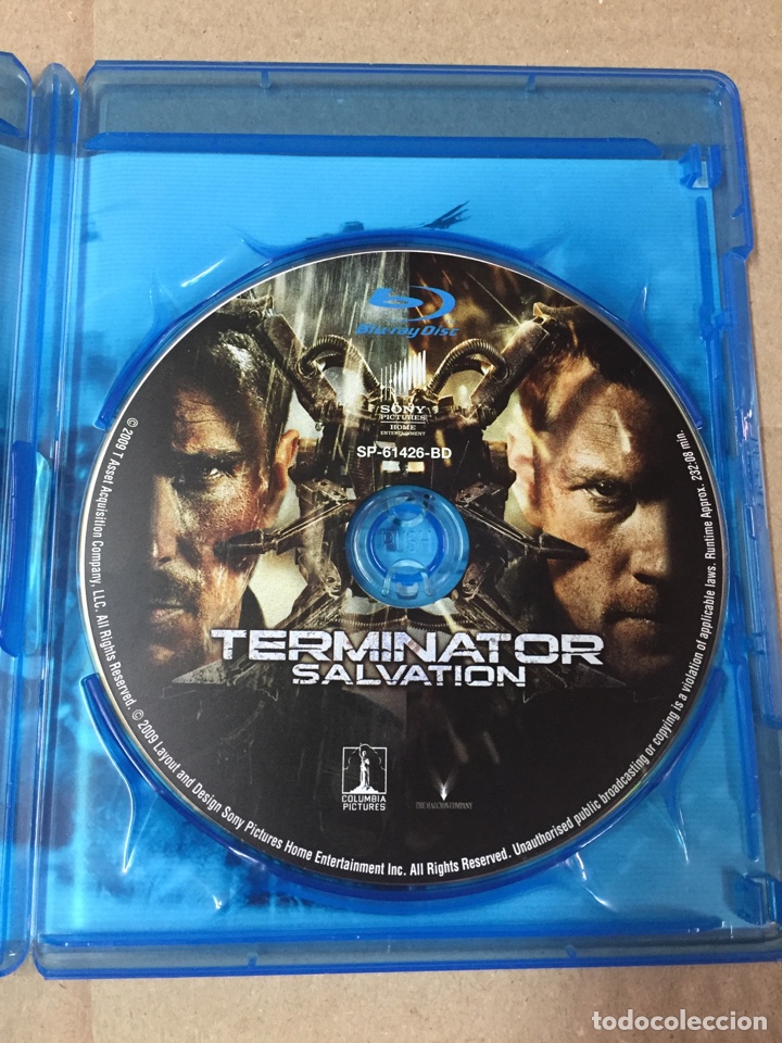 Cine: TERMINATOR SALVATION , VERSION DEL DIRECTOR, BLU-RAY, disco como nuevo - Foto 3