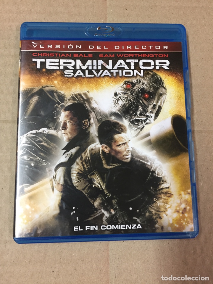 Cine: TERMINATOR SALVATION , VERSION DEL DIRECTOR, BLU-RAY, disco como nuevo - Foto 1