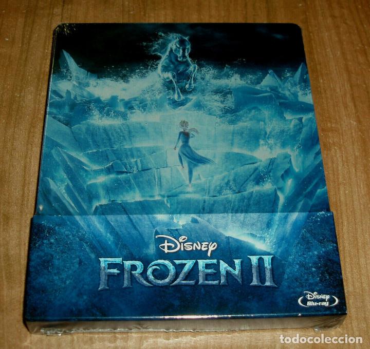 Cine: FROZEN II BLU-RAY STEELBOOK NUEVO PRECINTADO CLASICO DISNEY N&ordm; 60 ANIMACION (SIN ABRIR) A-B-C