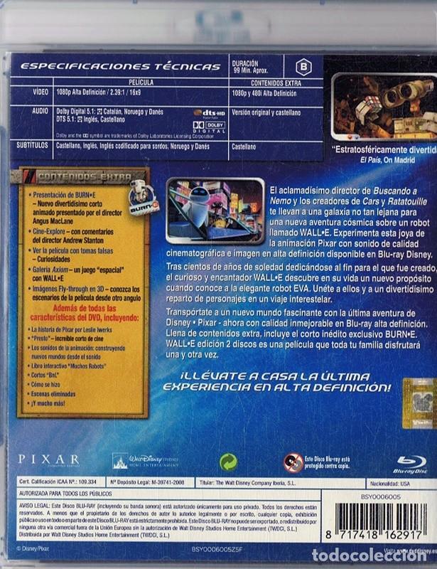 Cine: WALL- E ( EDICI&Oacute;N 2 DISCOS) - Foto 2