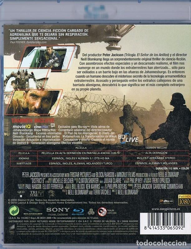 Cine: DISTRICT 9 (BLURAY) - Foto 2