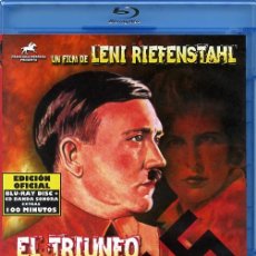 Cine: EL TRIUNFO DE LA VOLUNTAD LENI RIEFENSTAHL BLU-RAY BD + CD BANDA SONORA ORIGINAL EDICIÓN OFICIAL. Lote 335286228