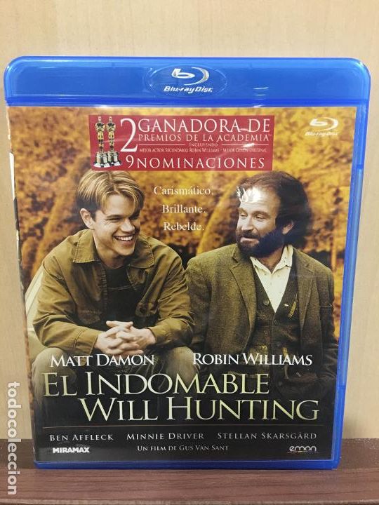 Cinema: El Indomable Will Hunting [Blu-ray] [Blu-ray] (2&ordf; Mano - Bueno)