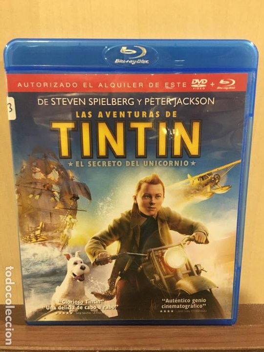 Cine: Las Aventuras De Tintin: El Secreto Del Unicornio - Bd [Blu-ray] [Blu-ray] (2&ordf; Mano - Bueno)