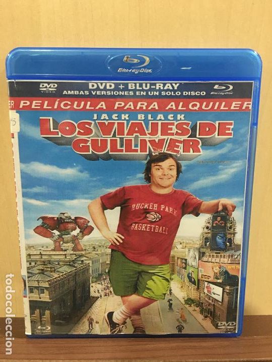 Cine: Los Viajes de Gulliver DVD+BLU&middot;RAY Edic. Flipper [DVD] (2&ordf; Mano - Bueno)