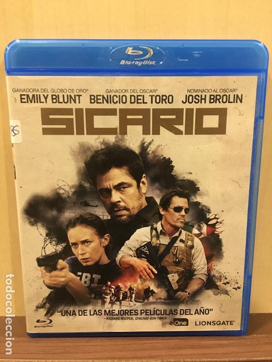 Cine: Sicario [Blu-ray] Benicio Del Toro - Foto 1