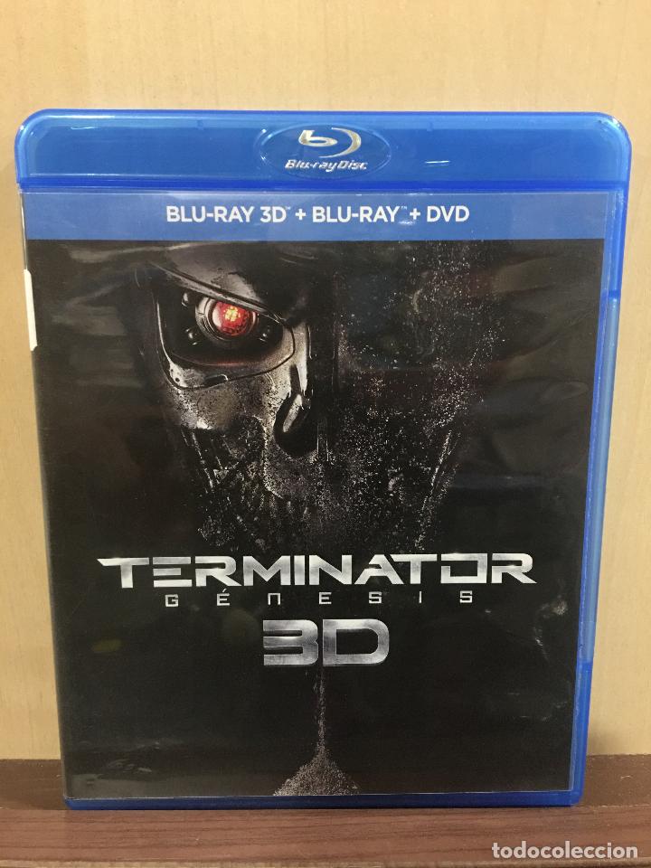 Cine: Terminator: Genesis (DVD + BD + BD 3D) [Blu-ray] [Blu-ray] (2&ordf; Mano - Bueno)