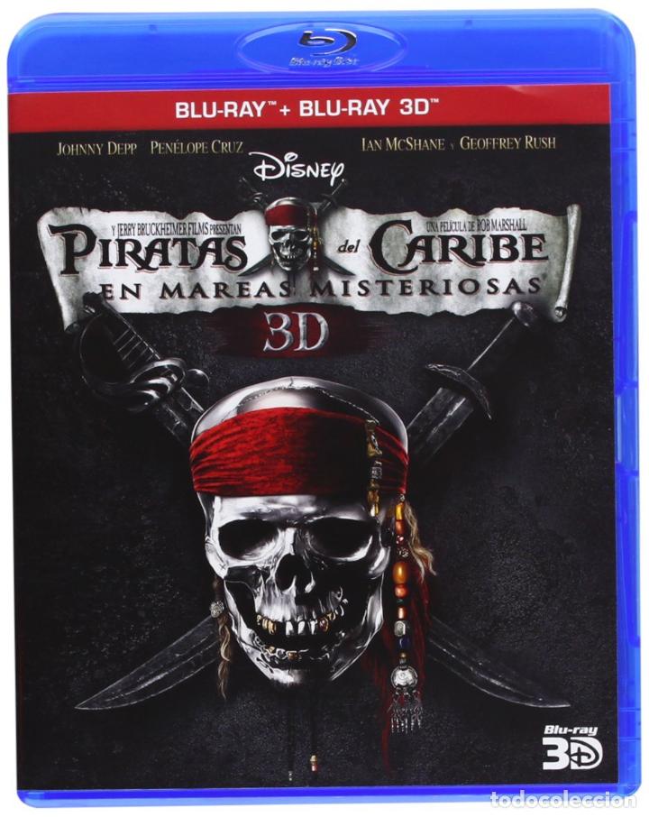 Cine: Piratas del Caribe 4: En Mareas Misteriosas (Blu-ray + Blu-ray 3D) [Blu-ray] [Blu-ray] (2&ordf; Mano - Bu