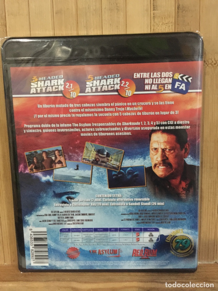 Cine: Pack Headed shark Attack BLURAY - Precintado - - Foto 2