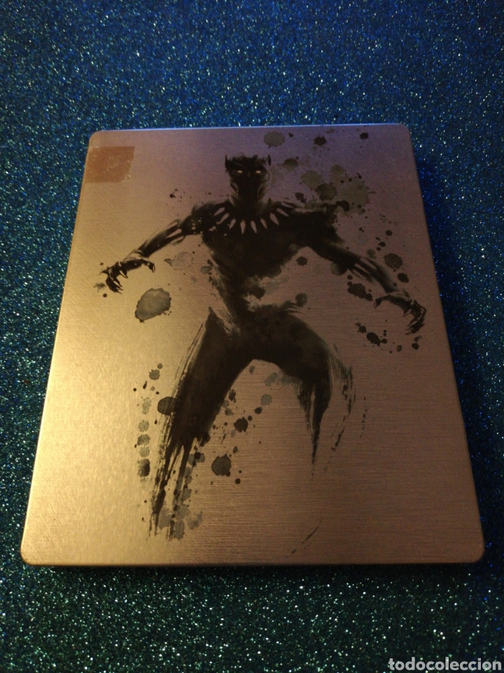 Cine: Black Panther Blu-ray Steelbook. Edici&oacute;n especial caja met&aacute;lica Blu-ray y Blu-Ray 3D