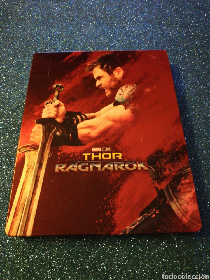Cine: Thor Ragnarok Blu-ray, Blu-ray 3D Steelbook. Caja met&aacute;lica
