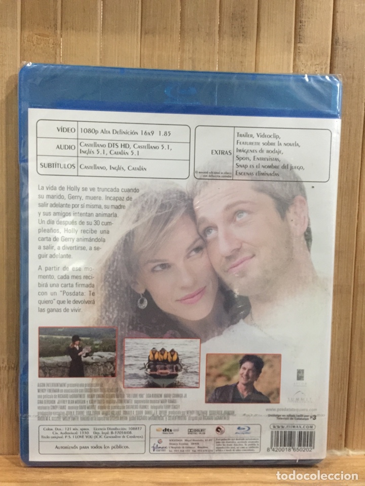 Cine: Postdata : Te quiero BLU-RAY - Precintado - - Foto 2