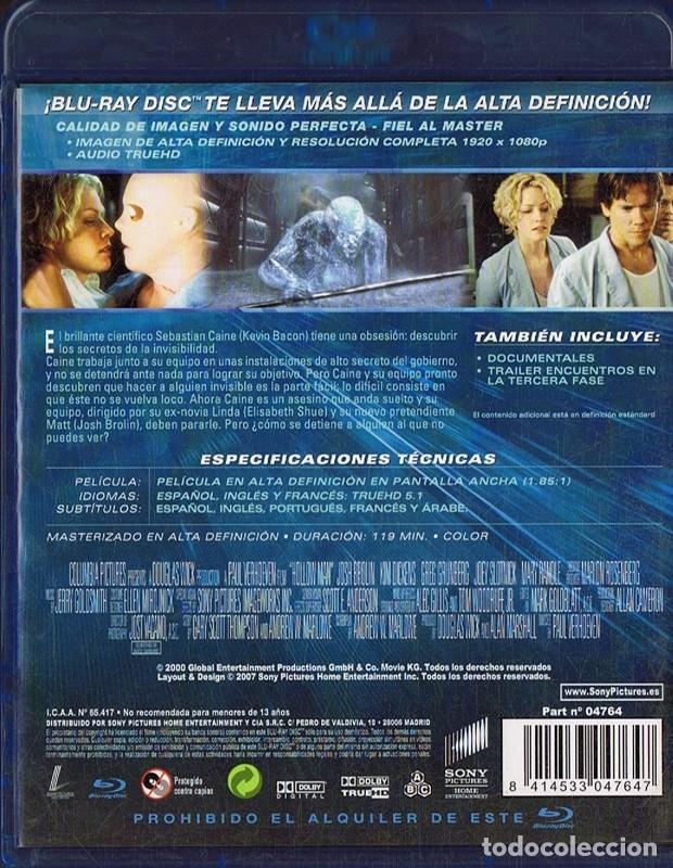 El Hombre Sin Sombra 2000 Película Completa En Español Latino el hombre sin sombra kevin bacon (bluray) - Comprar Películas Blu-Ray Disc antiguas en todocoleccion - 307024483