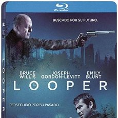 Cine: LOOPER (BRUCE WILLIS) - BLURAY STEELBOOK DESCATALOGADO, COMO NUEVO Y UNICO EN TODOCOLECCION. Lote 308251693