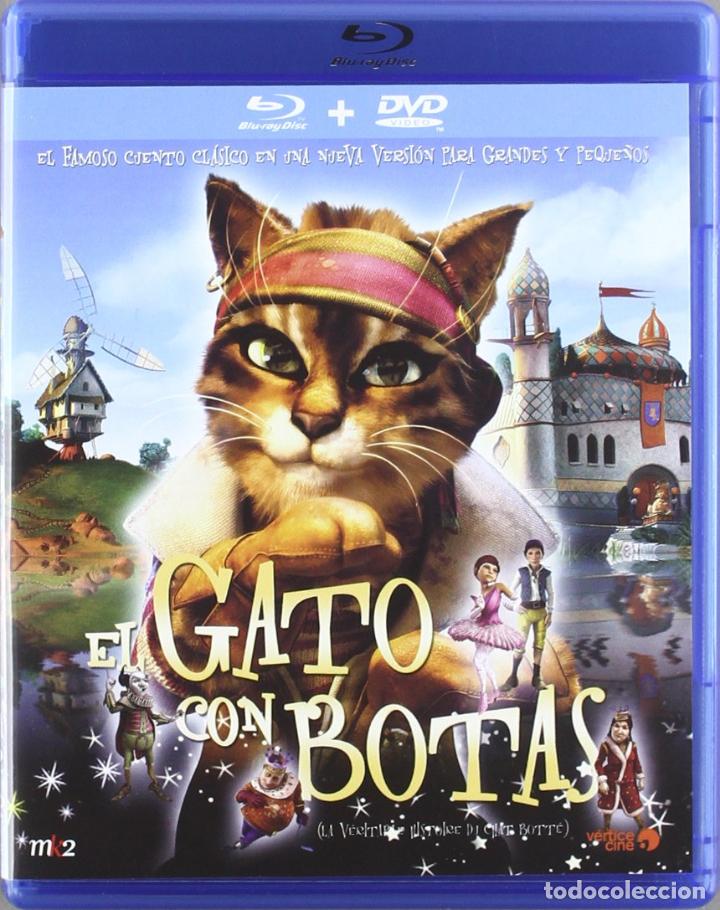 Cine: COMBO EL GATO CON BOTAS - BLU-RAY + DVD - Foto 1