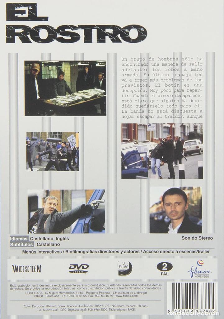 Cine: EL ROSTRO - DVD - Foto 2