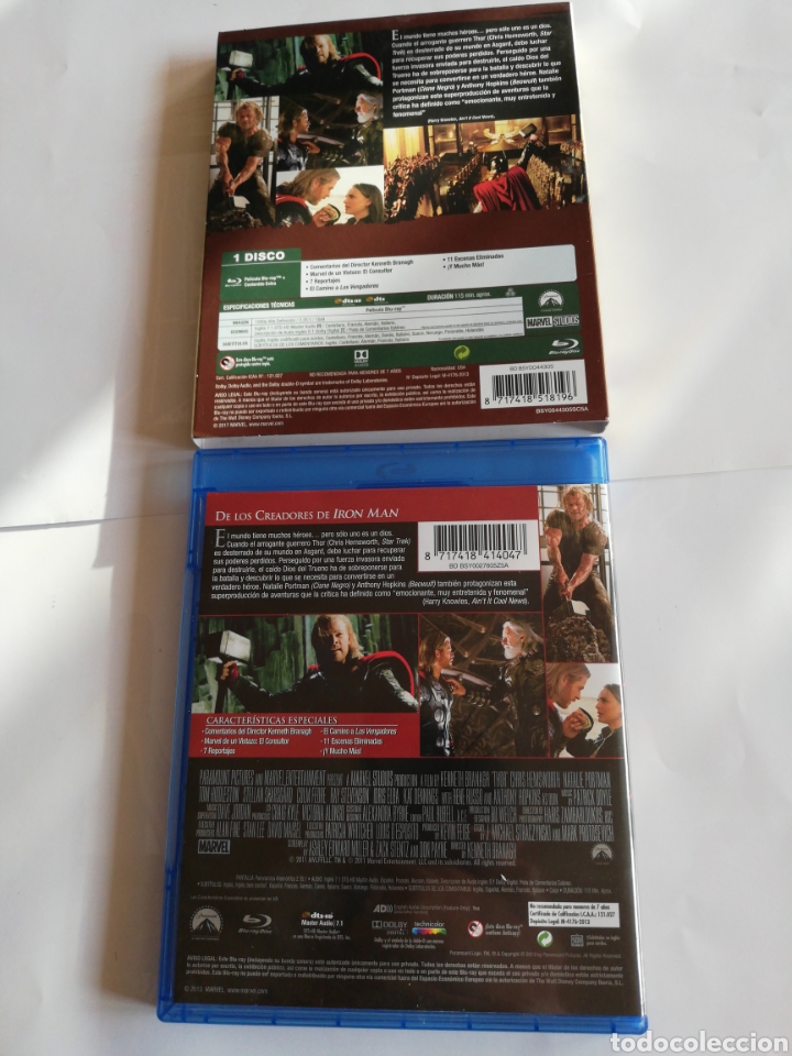 Cine: Thor Blu-ray Edici&oacute;n Especial Marvel Studios. - Foto 2
