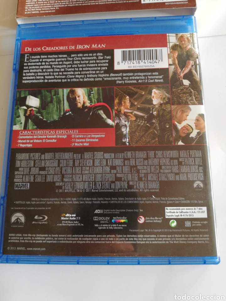 Cine: Thor Blu-ray Edici&oacute;n Especial Marvel Studios. - Foto 4