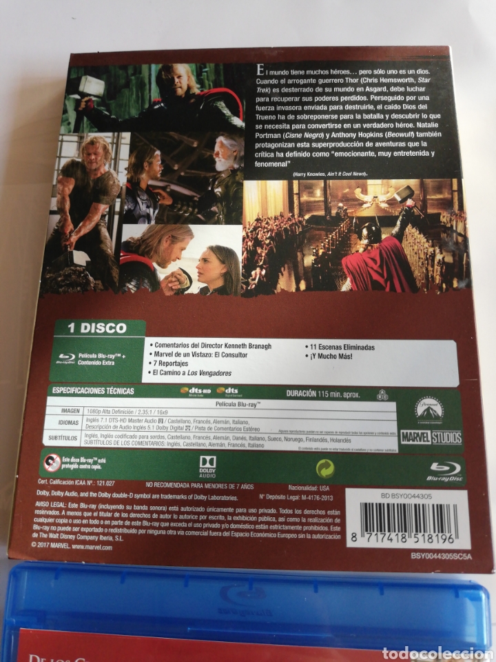 Cine: Thor Blu-ray Edici&oacute;n Especial Marvel Studios. - Foto 5